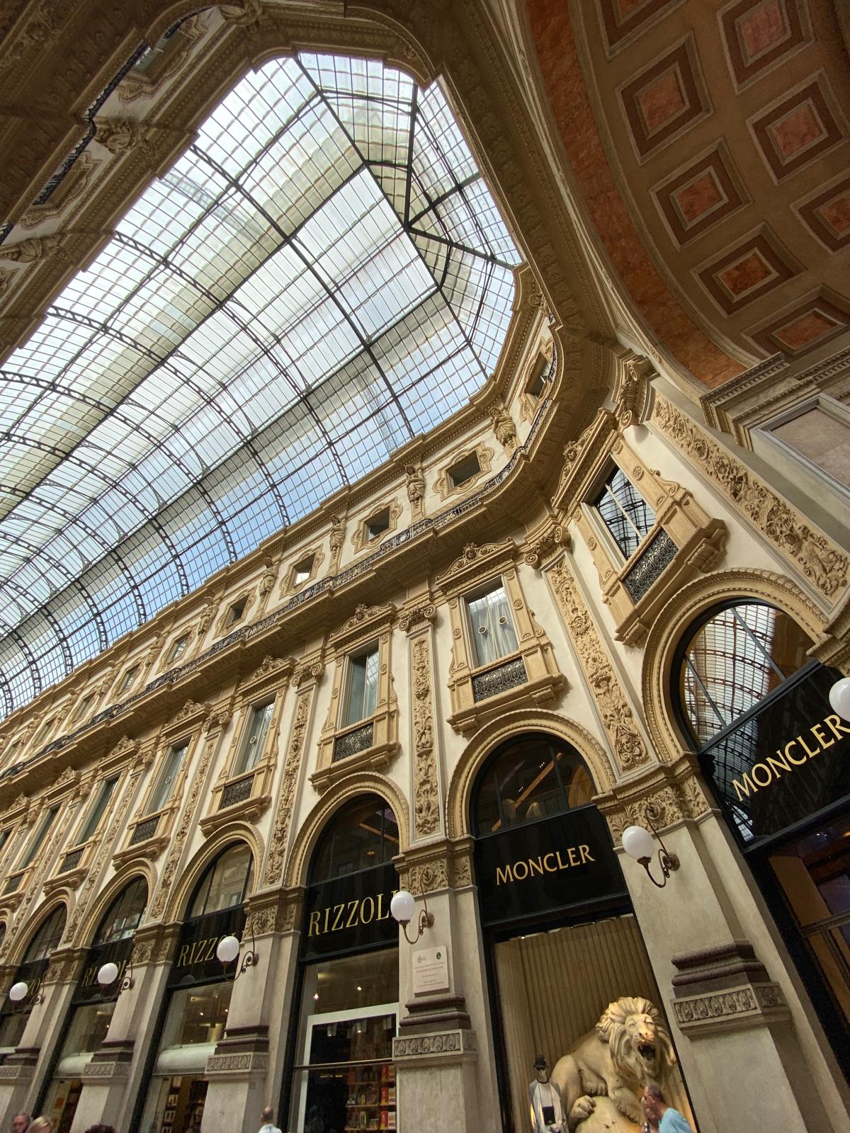 A Milano, sono in corso i lavori al complesso demaniale della Galleria Vittorio Emanuele II