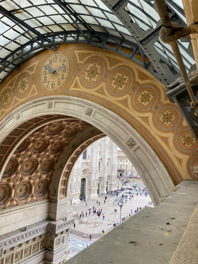 A Milano, sono in corso i lavori al complesso demaniale della Galleria Vittorio Emanuele II